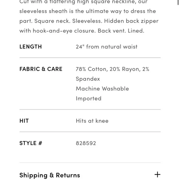 Ann Taylor Blush Midi Dress - Picture 7 of 7